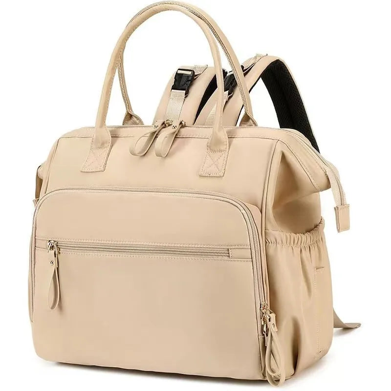 Fashion Diaper Bag for Newborn Baby Waterproof Light Weight Protable Mommy Diaper Backpack for Quick Outing Nappy Changing Bag