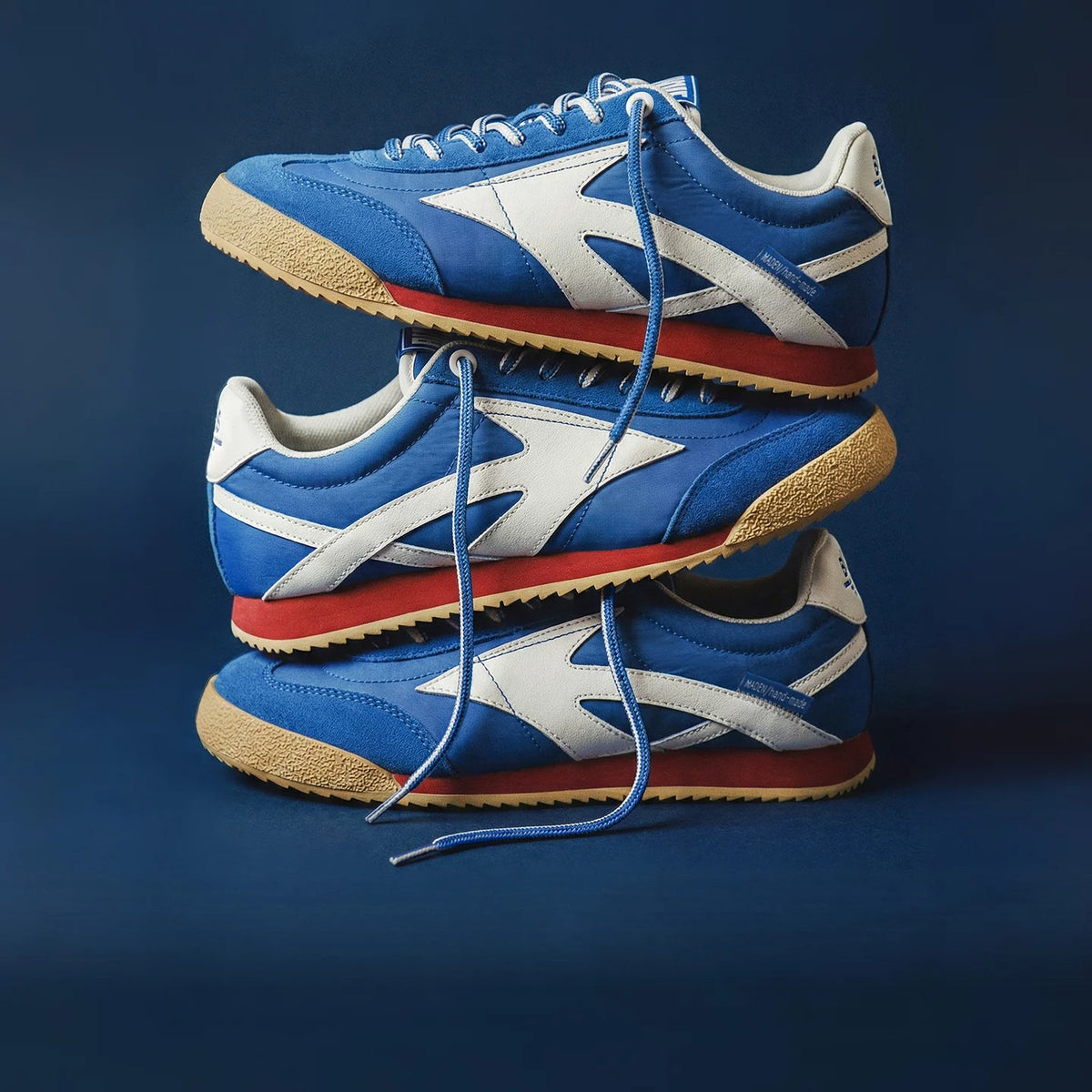 MADEN Retro Arrows Men's Mesh Sneakers