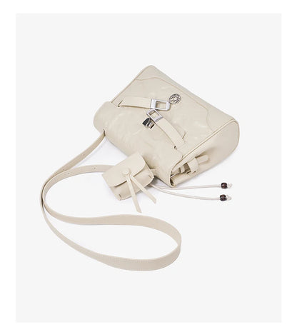 FOXER Vintage Wrinkle Genuine Leather Tote Bag