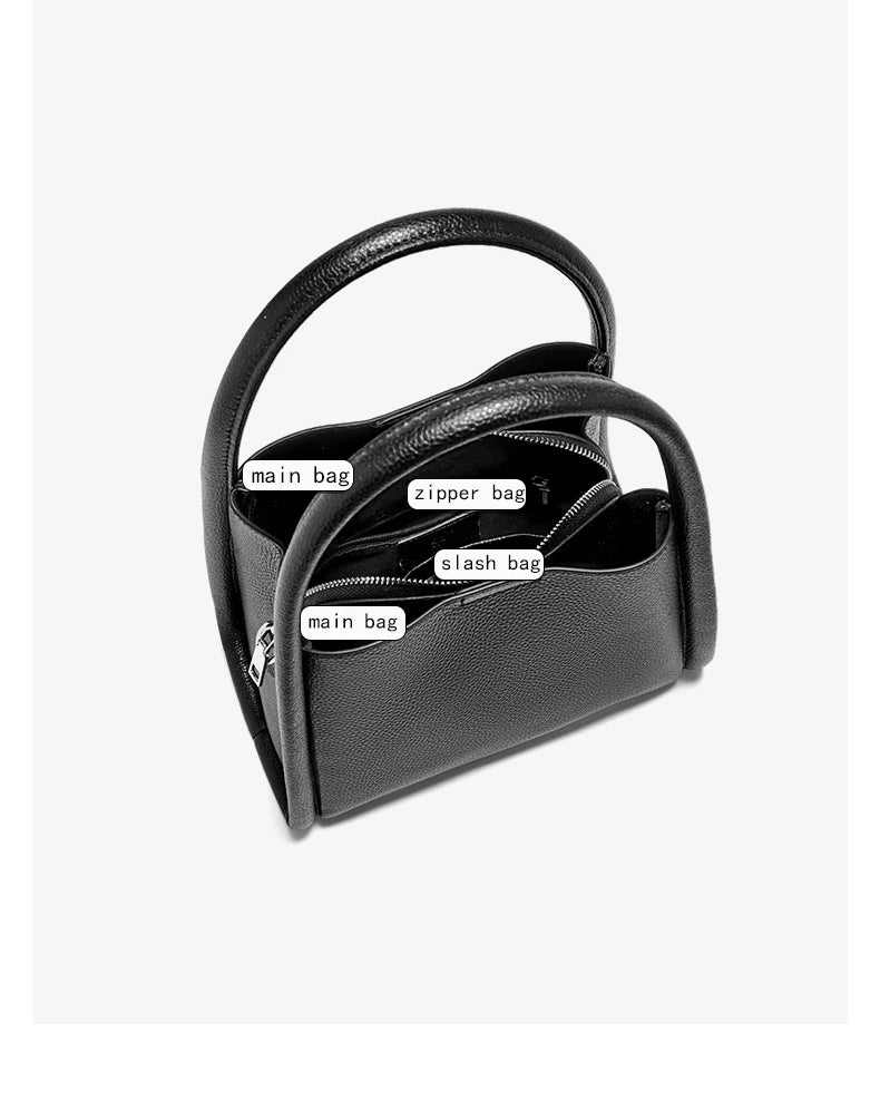 FOXER Luxury Leather Shoulder Bag
