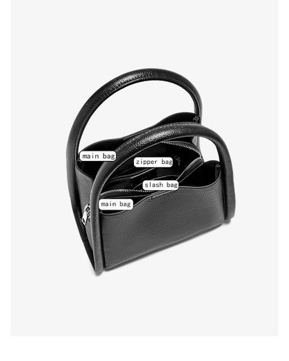 FOXER Luxury Leather Shoulder Bag