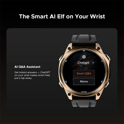 DOOGEE Anywise W1 GPS Smartwatch – AMOLED & Bluetooth Calling