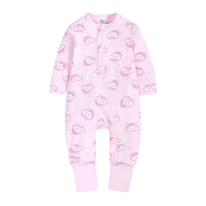 Kids Tales Everyday Wonder Cotton-Stretch Zip Baby Romper