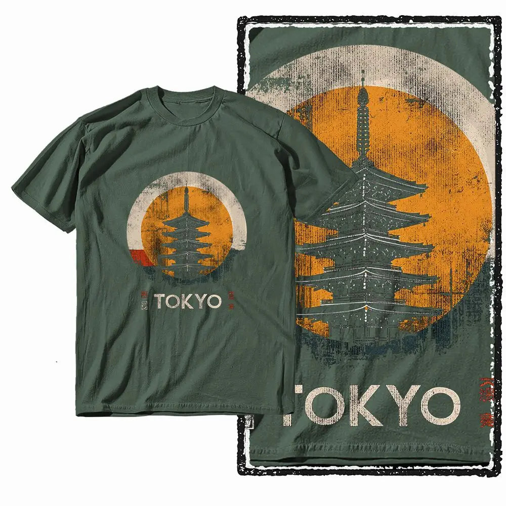 G28 Army Green Cotton Cool Dragon Graphic Men T-shirt |  Streetwear Big Size Vintage O-neck men's Tee Tshirt