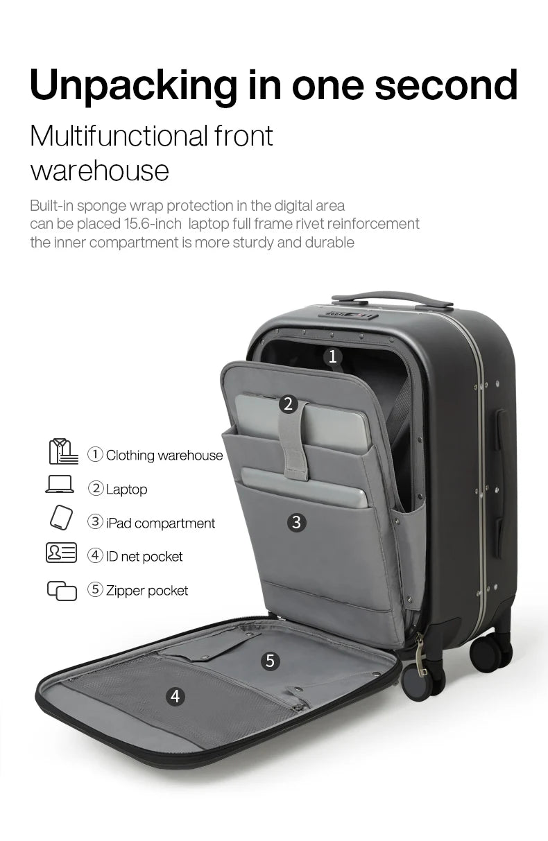 Mixi 18'' 20''Carry On Suitcase