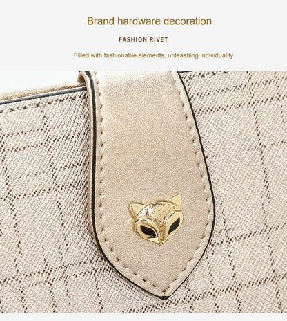 FOXER Split Leather Women's Long Clutch Wallet