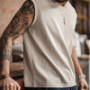 MADEN Heavyweight Ribbed V-Neck Tank Top