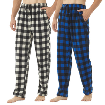 Comfortable Men's Fleece Pajama Pants - Soft, Warm, and Stylish Lounge Wear