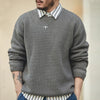 MADEN Pineapple-Pattern Cotton-Blend Sweater