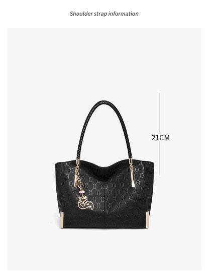 FOXER Elegant Split Leather Handbag