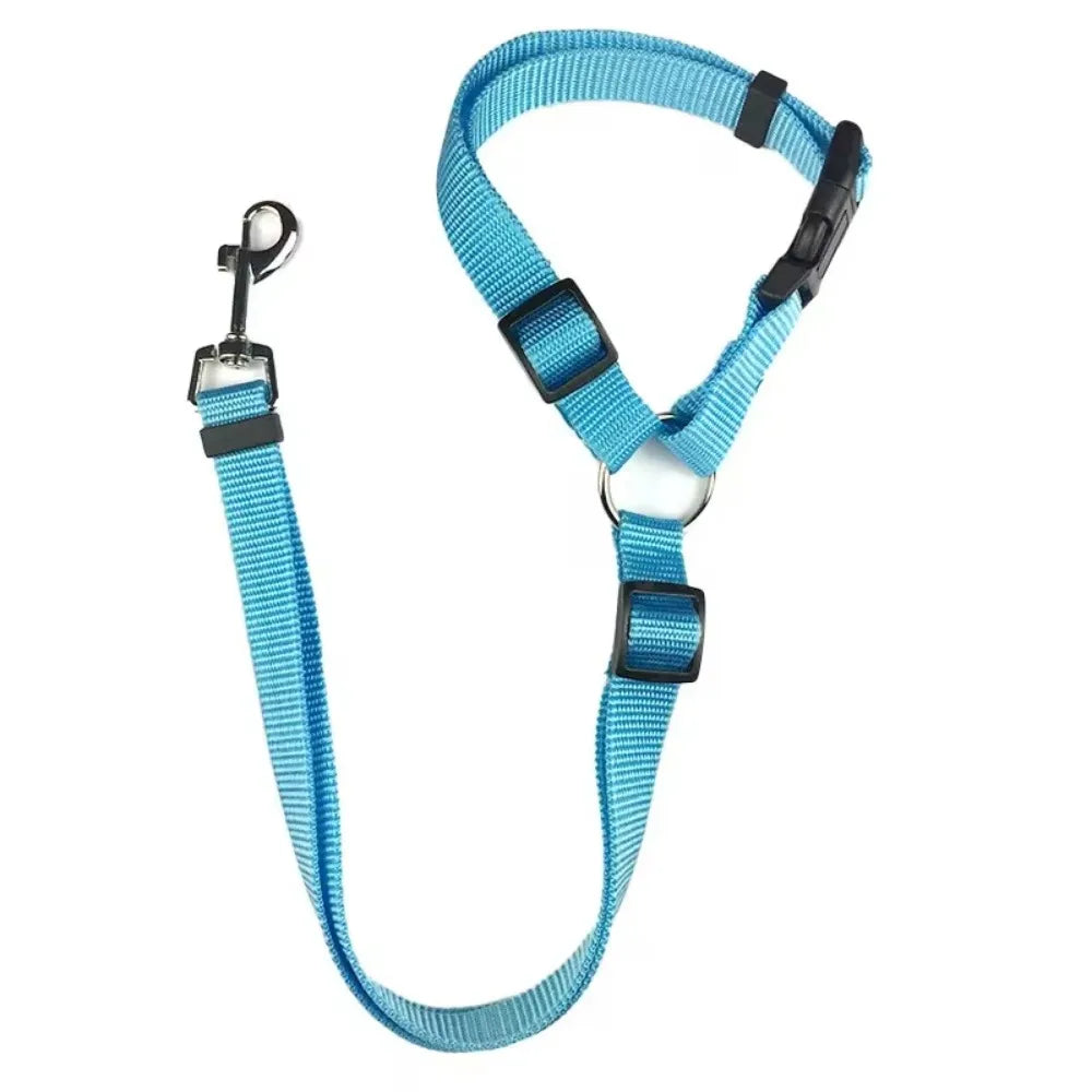 Vehcile Belt & Adjustable Nylon Leash for Dogs (7 colors available) Habicare