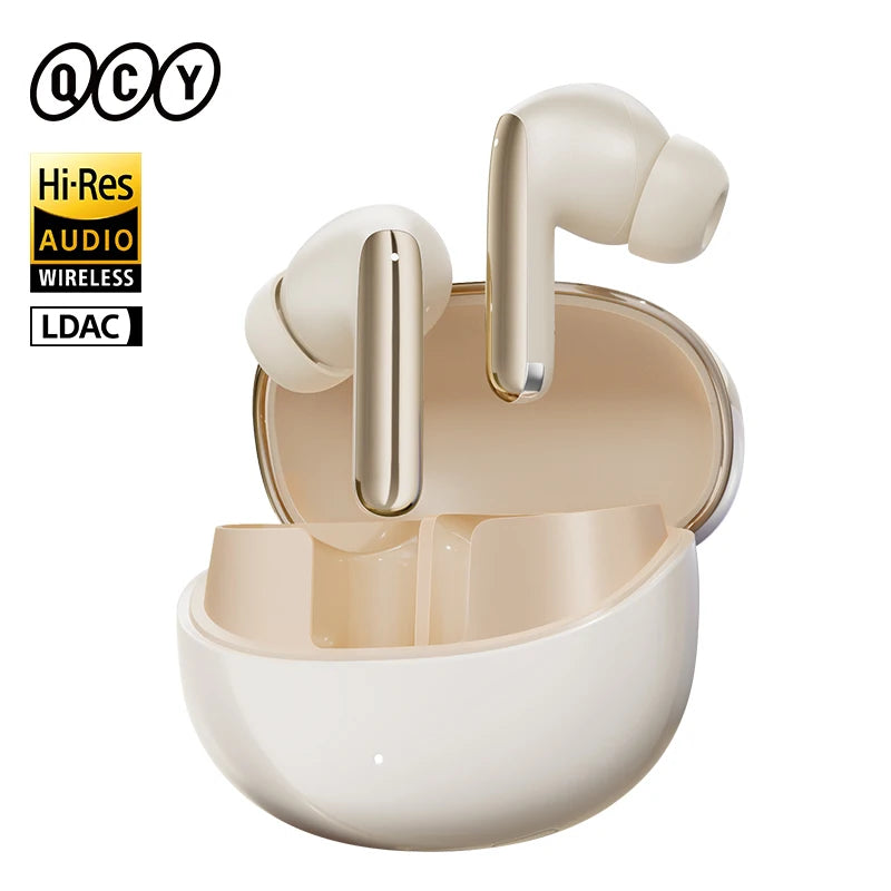 QCY MeloBuds Pro Earphones with 46dB ANC, Hi-Res LDAC, Bluetooth 5.3, 6 Mic Multipoint Connection, In-Ear Detection - ShopHub