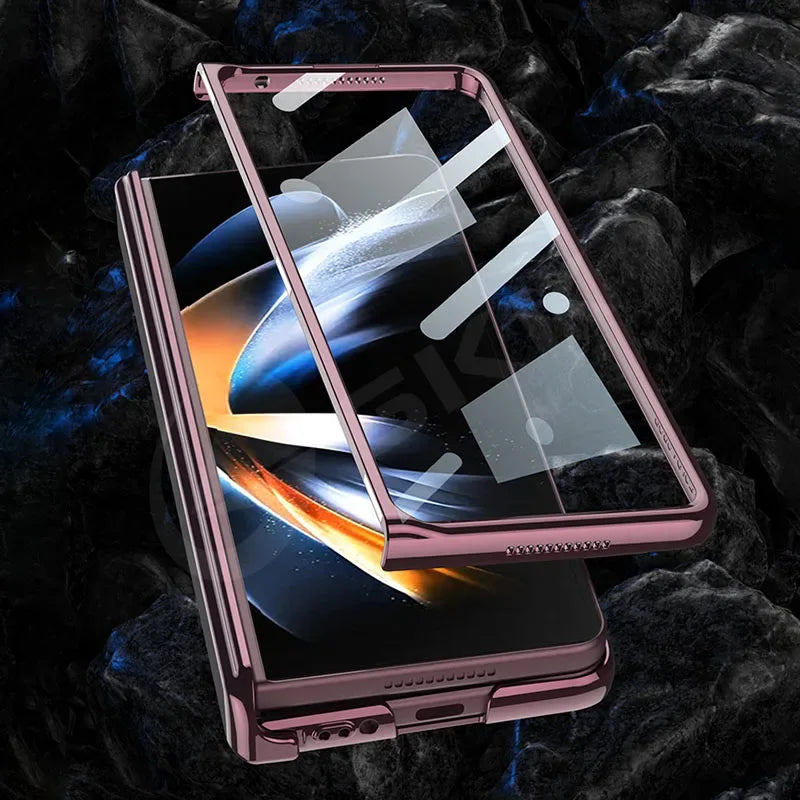 GKK Magnetic Hinge Outer Glass Case for Galaxy Z Fold 4 & 5 - ShopHub