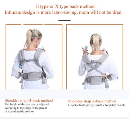 Egobaby 360 Omni Baby Carrier Cotton Breathable Ergonomic Backpacks Holder Shoulder Waist Belt Sling Suspenders