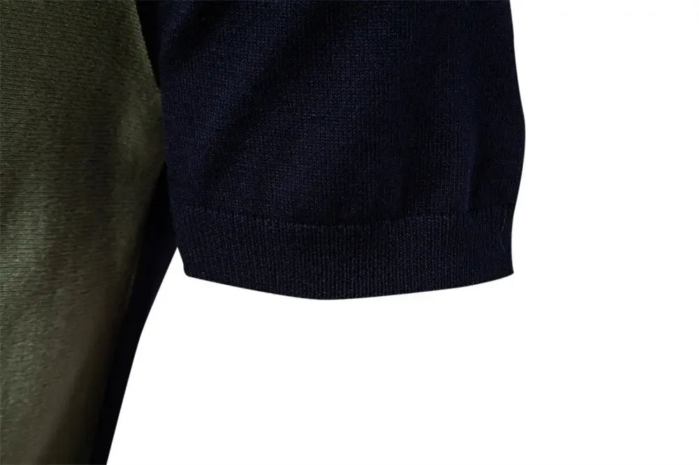 AIOPESON Men's Striped Mesh Polo Shirts - ShopHub