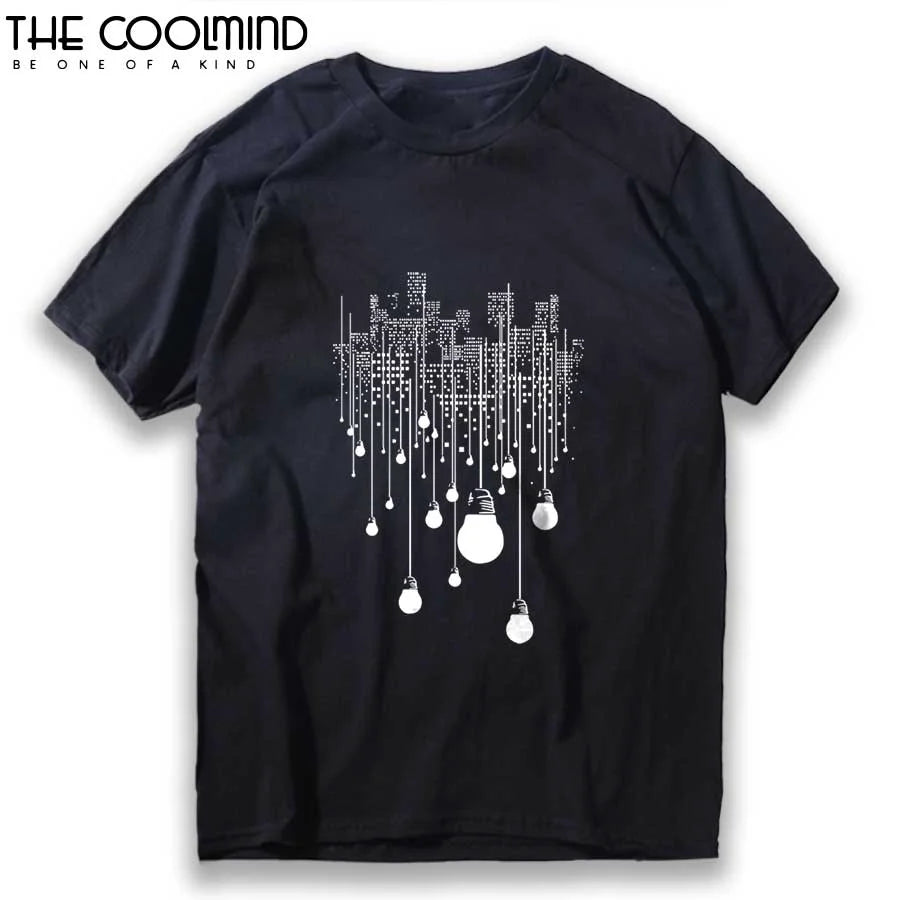 COOLMIND Printed Cotton T-Shirt | Men's Laid-Back Style
