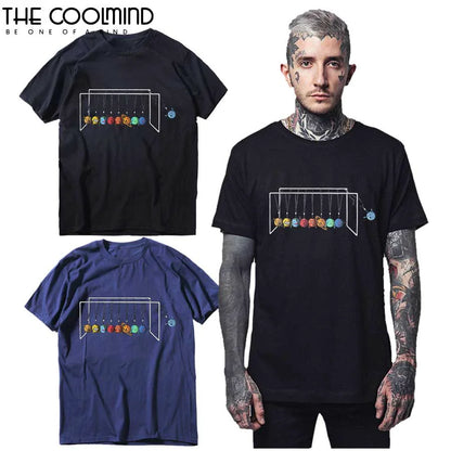 COOLMIND Aa73-P150T Cosmic Humour Cotton Tee