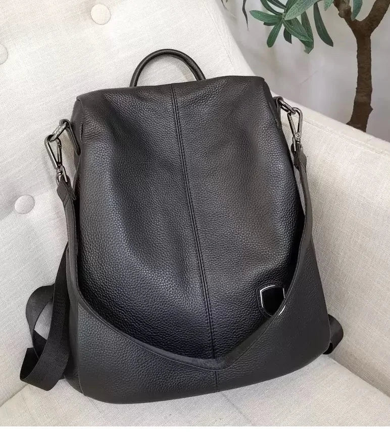 ZOOLER Hot Seller Women Cow Backpack 100% Genuine Leather Backpack Causal School Bags Travel Cowskin Female Backpacks#Z186
