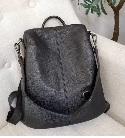 ZOOLER Hot Seller Women Cow Backpack 100% Genuine Leather Backpack Causal School Bags Travel Cowskin Female Backpacks#Z186