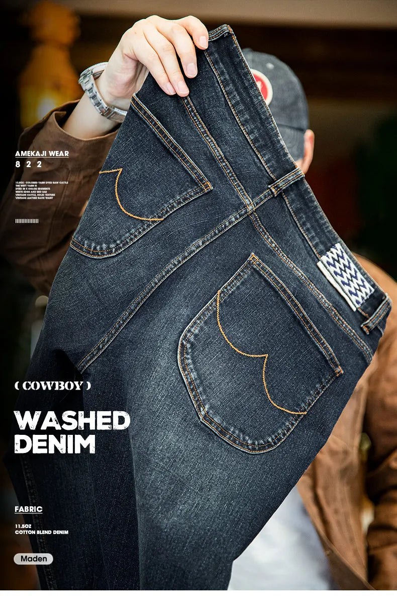 Maden Vintage Straight Jeans — Timeless Fit, Modern Comfort