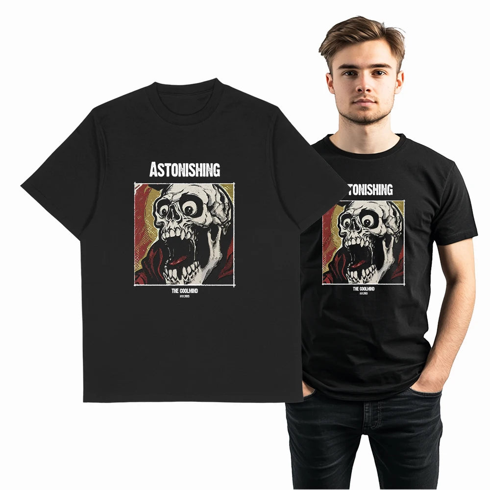 COOLMIND Skull Graphic T-Shirt | Unisex Streetwear