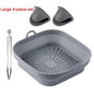 Air Fryer Molds for COSORI 5,5L 6,4L, Cecotec 5,5L 6L, Ninja 180 Square Reusable 20-23cm