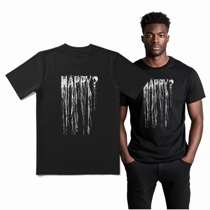 COOLMIND ZG008 Happy Print Cotton Tee