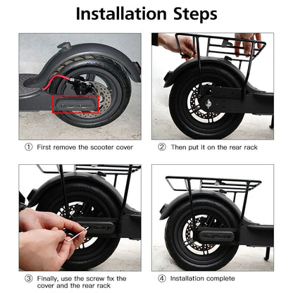 Electric Scooter Rear Luggage Rack Habicare