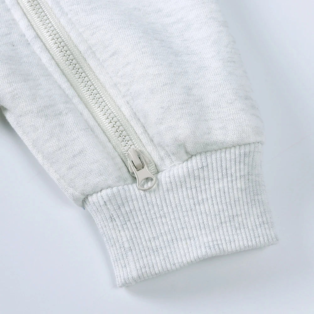 Kids Tales Little Roamer Cotton-Blend Hooded Zip Baby Romper