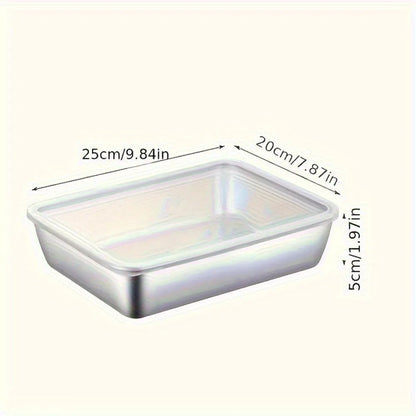 8-Piece Stainless Steel Food Containers