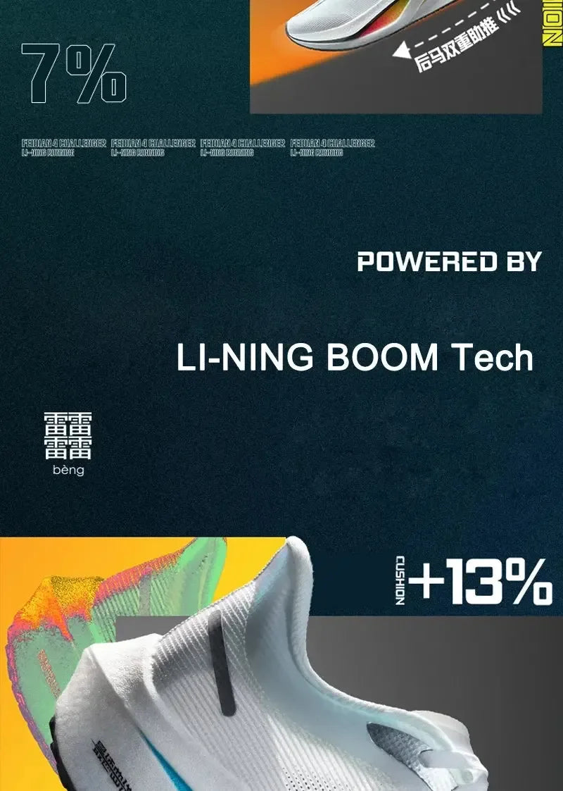 Li-Ning Women's FEIDIAN 4 CHALLENGER Running Shoes - ShopHub