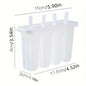Popsicle Mold Set for DIY Healthy Fruit and Yogurt Snacks - Reusable Maker for Homemade Party Treats