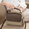 FOXER Lady's Shoulder Bag PVC Leather Casual Handbag Vintage Female Crossbody Bag Fashion Commute Boston Bag