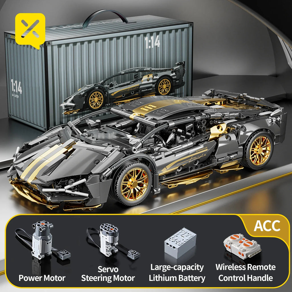 TOYLINX 1:14 Supercar Building Block Toy - ShopHub