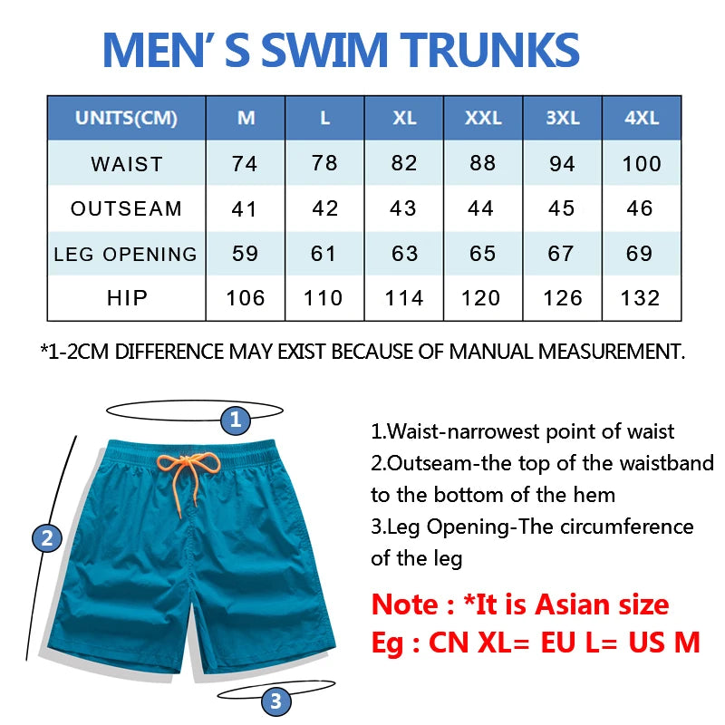 Men's beach boardshorts by ShopHub NZ featuring sporty surf-style swimwear with a comfortable Bermuda fit and vibrant design.