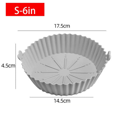 Air Fryer Silicone Liners Round 7/8/9 inch