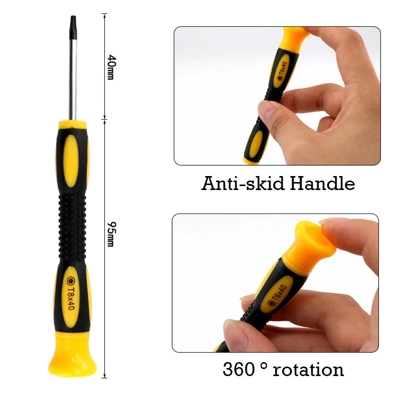 Torx Screwdriver Bit Set (1/7pcs) – T3–T10 (8 different types available) Habicare
