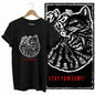 COOLMIND Black Cat Graphic T-Shirt | Women's 50-Design