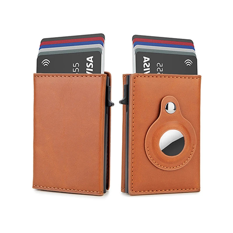 Rfid Carbon Fibe Airtag Wallets