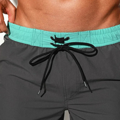 DESMIIT S91 Solid-Colour Swim Shorts with Mesh Liner