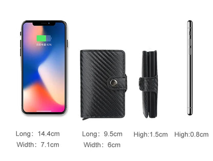 Anti Theft Credit Card Holder Men Wallets