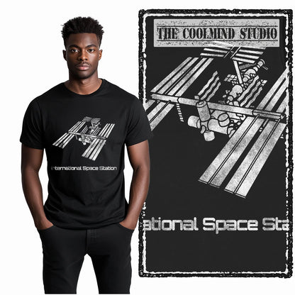 COOLMIND Z1150 ISS Space Station Graphic Cotton Tee