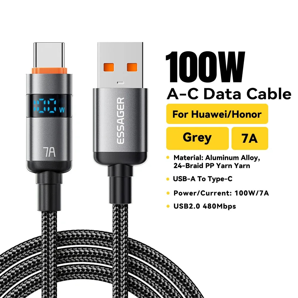 Essager 100W Type C to Type C Cable - ShopHub
