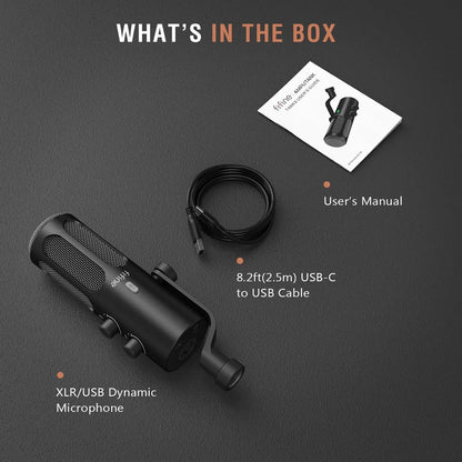 Elevate Your Sound with the High-Quality Dynamic Microphone: FIFINE Tank3 USB/XLR