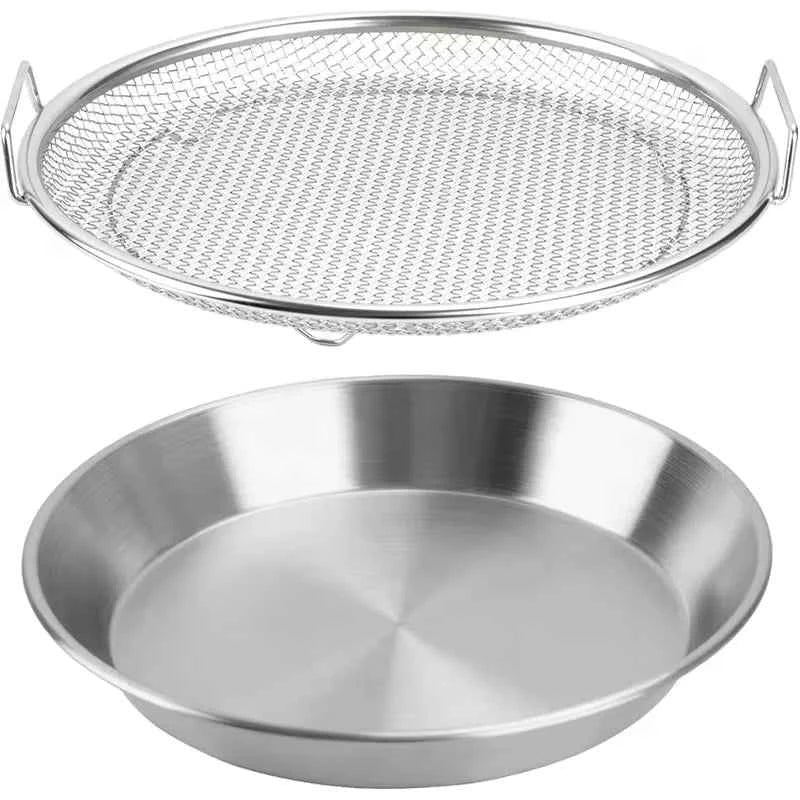 Stainless Steel Cooling Rack & Tray, Kitchen Tools, Kitchen Items & Accessories, Multifunctional for Frying & Barbecue