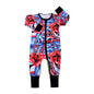 Kids Tales Little Daydream Cotton-Blend Double-Zip Romper