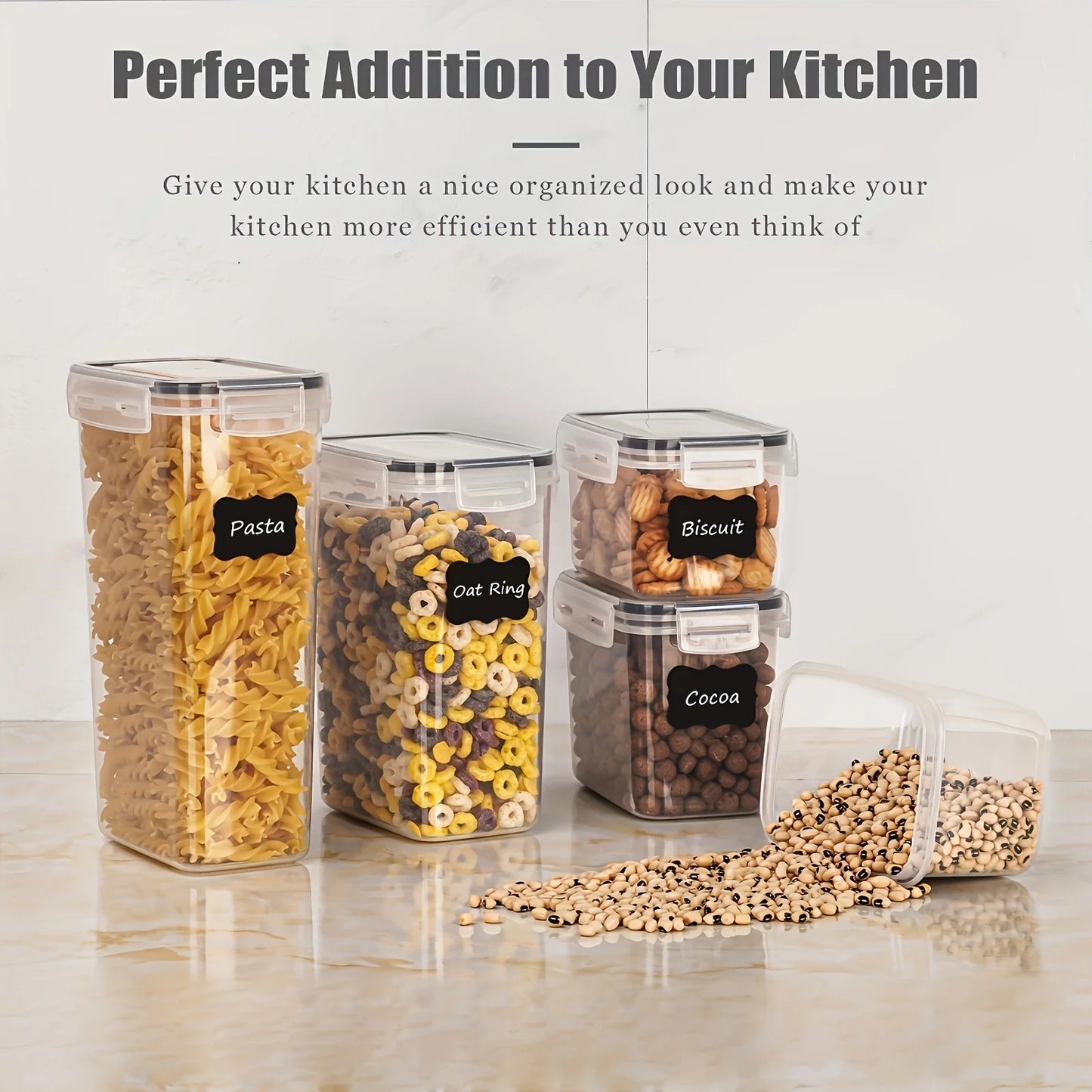 12PCS BPA-Free Airtight Food Containers with Lids