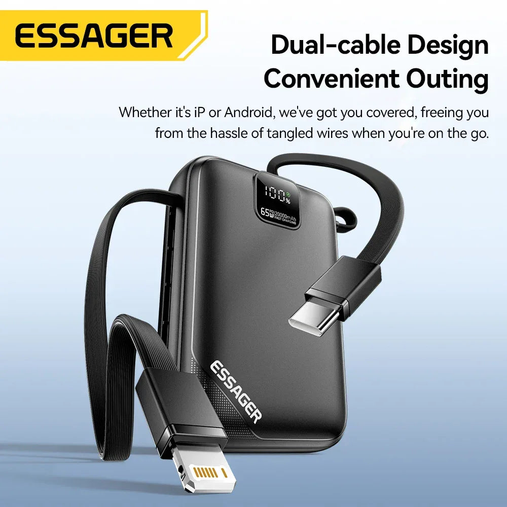 Essager 65W 20000mAh Power Bank - ShopHub