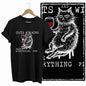COOLMIND Cat Lover Graphic Cotton T-Shirt | Women's Relaxed Fit