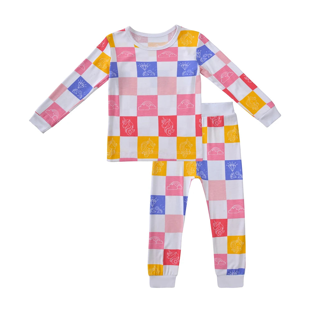 Kids Tales Dreamscape Bamboo-Blend Printed Zip Romper